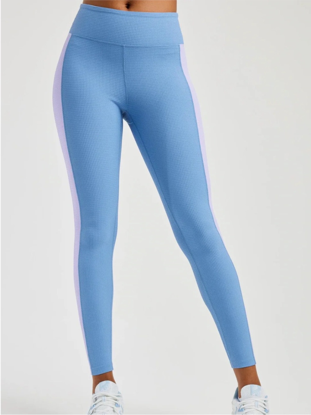 NWT Year of Ours Thermal Tahoe Ankle Leggings, Cloudy Blue / Lavender – Size XL